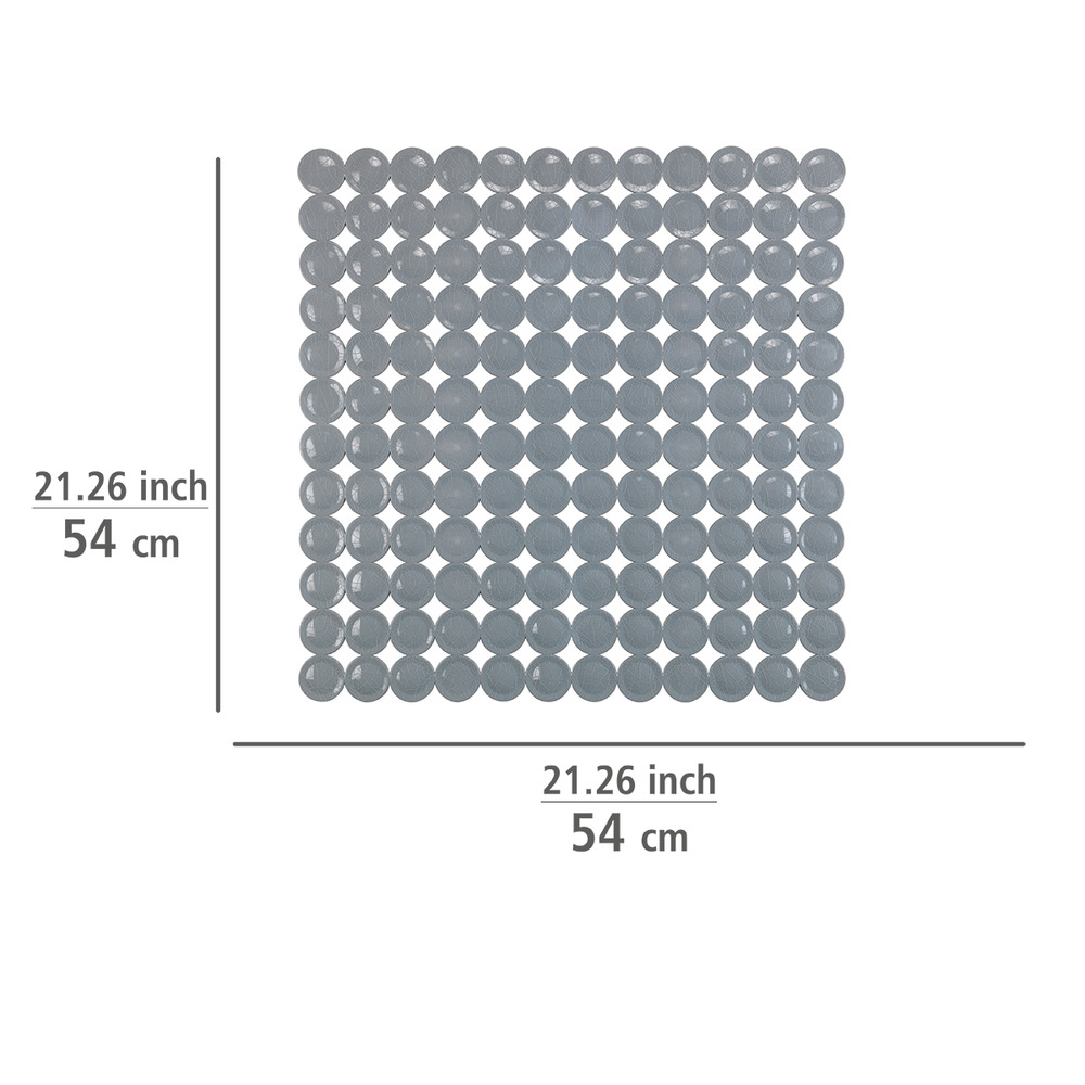 Duscheinlage Mod. Belem Grau  54 x 54 cm