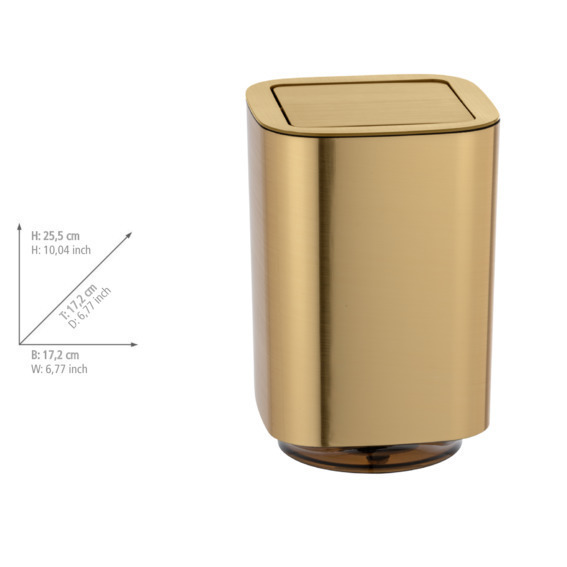 Schwingdeckeleimer Mod. Auron Gold  5,5 L