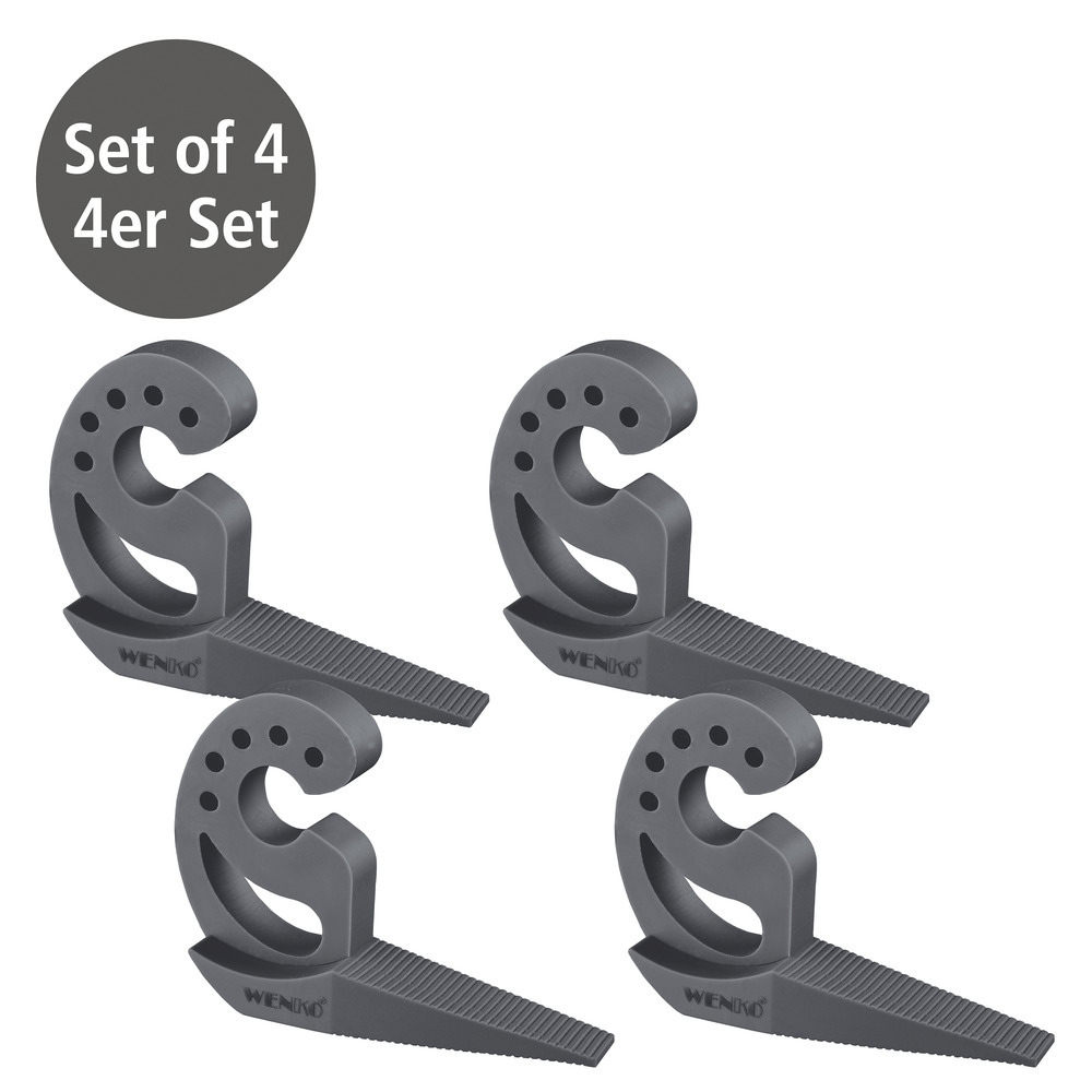 Multi-STOP® Anthrazit, 4er Set  Klemmschutz