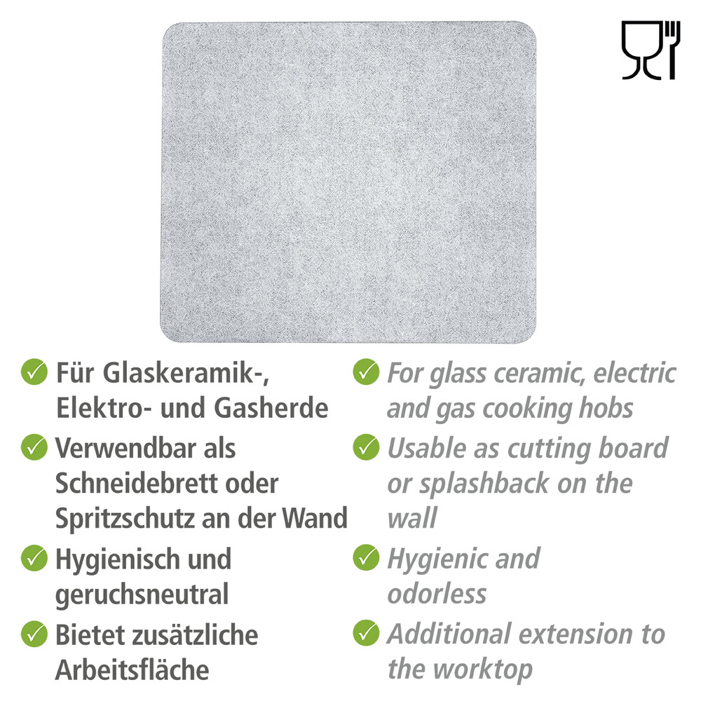 Glasabdeckplatte Universal 3 in 1  für alle Herdarten