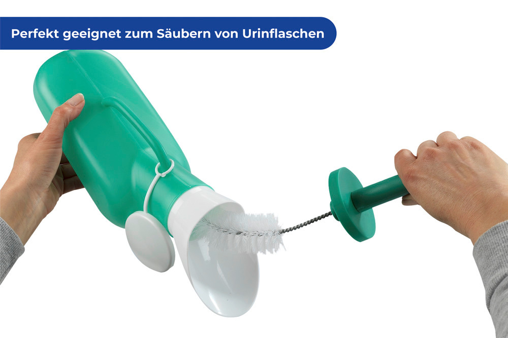 Reinigungsbürste für Urinflaschen  effektive Hygiene-Bürste 