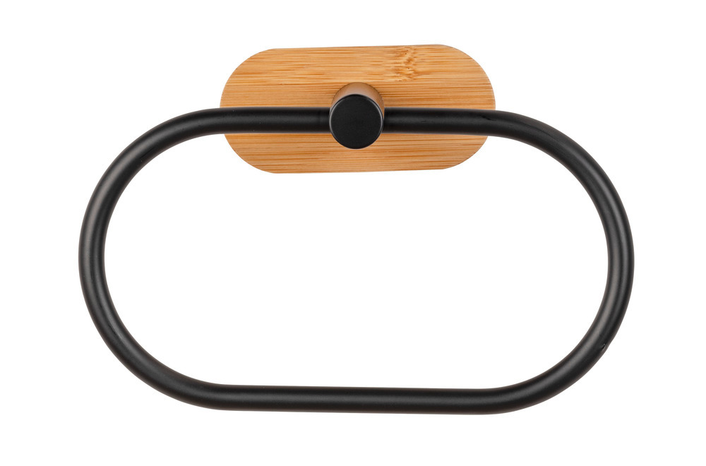 Turbo-Loc® Handtuchring Mod. Orea Bamboo  Befestigung ohne bohren