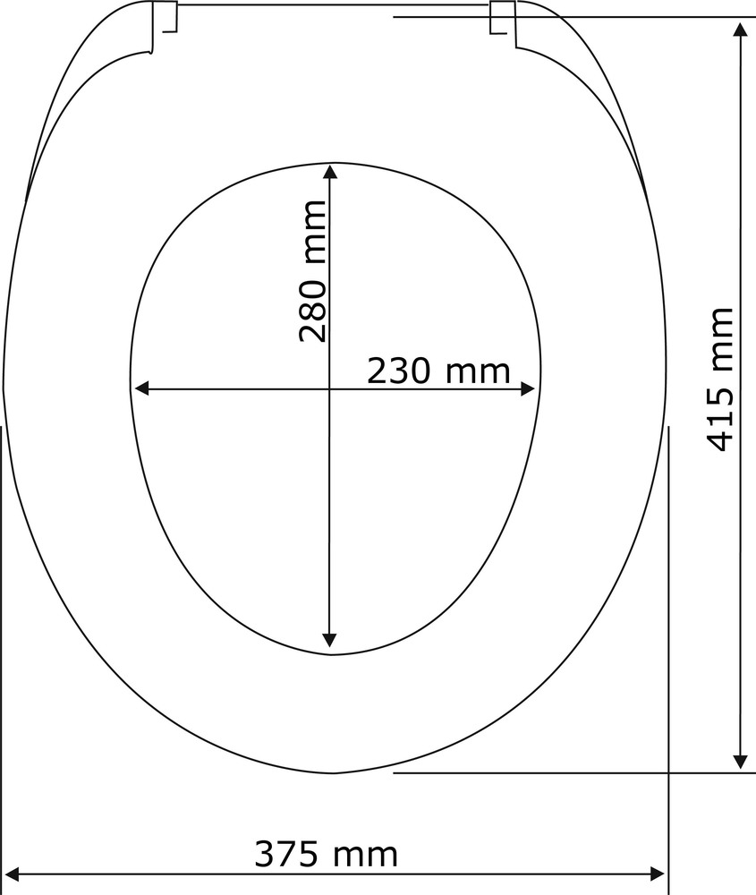 Premium WC-Sitz Mod. Samos Concrete Grey  Duroplast, mit Absenkautomatik