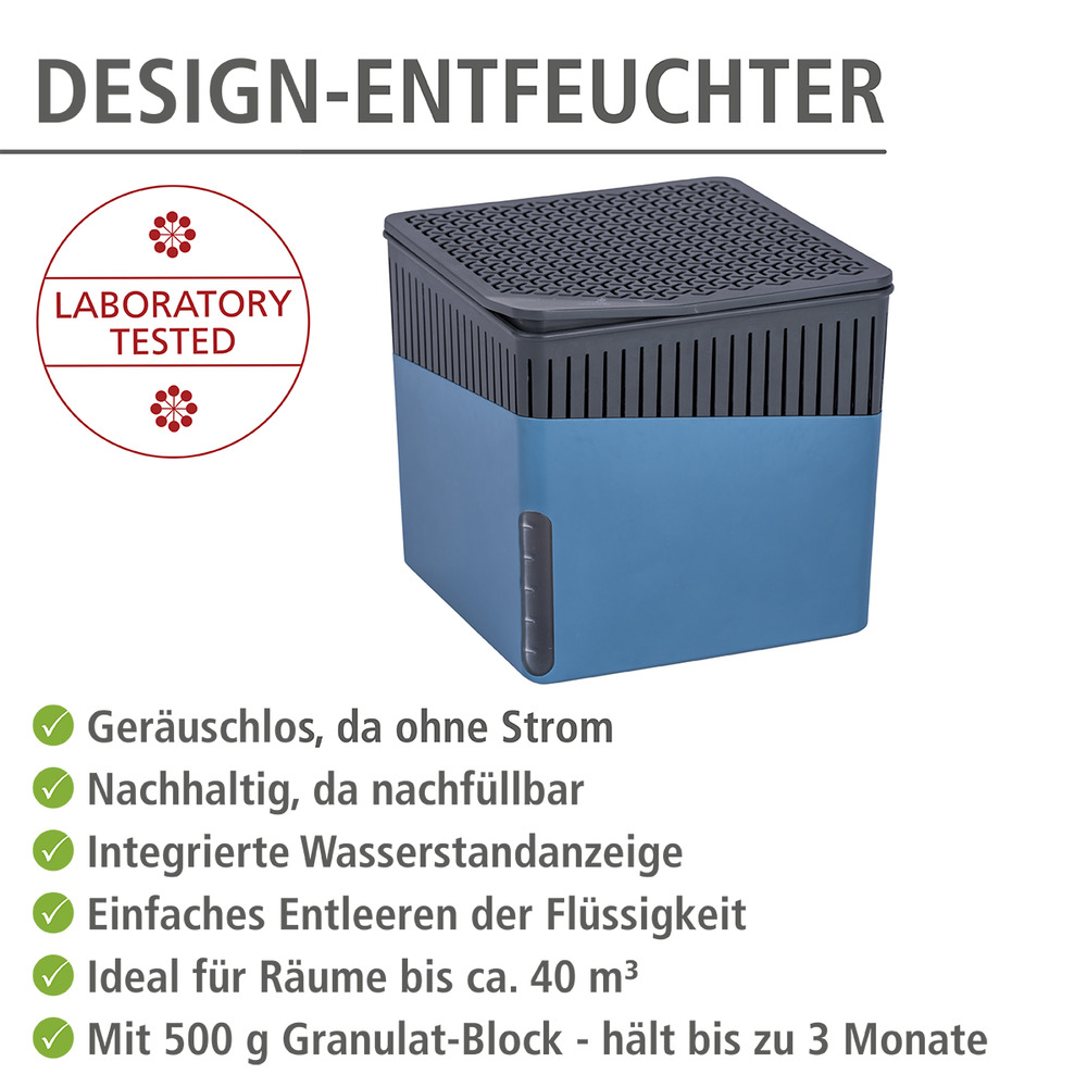 Raumentfeuchter Mod. Cube 500 g blau  Luftentfeuchter