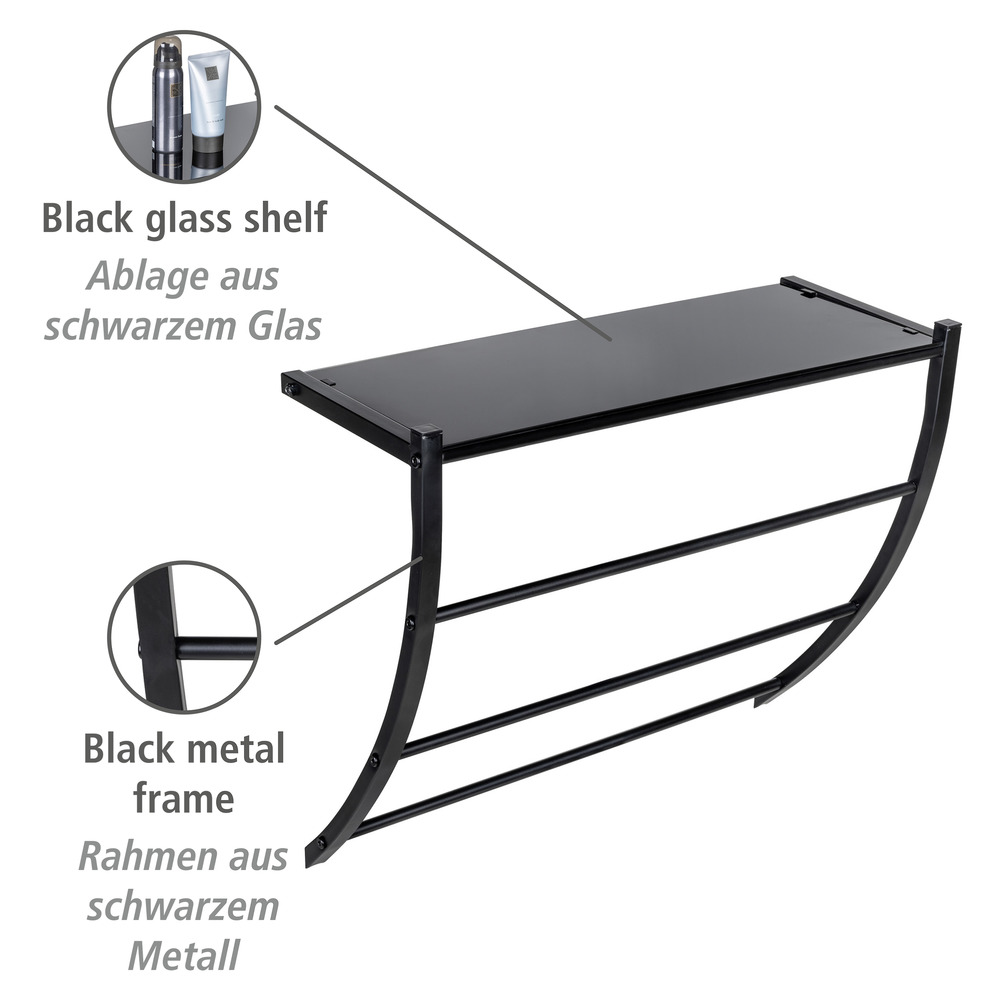 Wandregal Mod. Tarderia  Ablage aus Glas