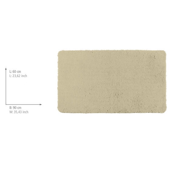 Badteppich Mod. Belize Sand  60 x 90 cm, Mikrofaser