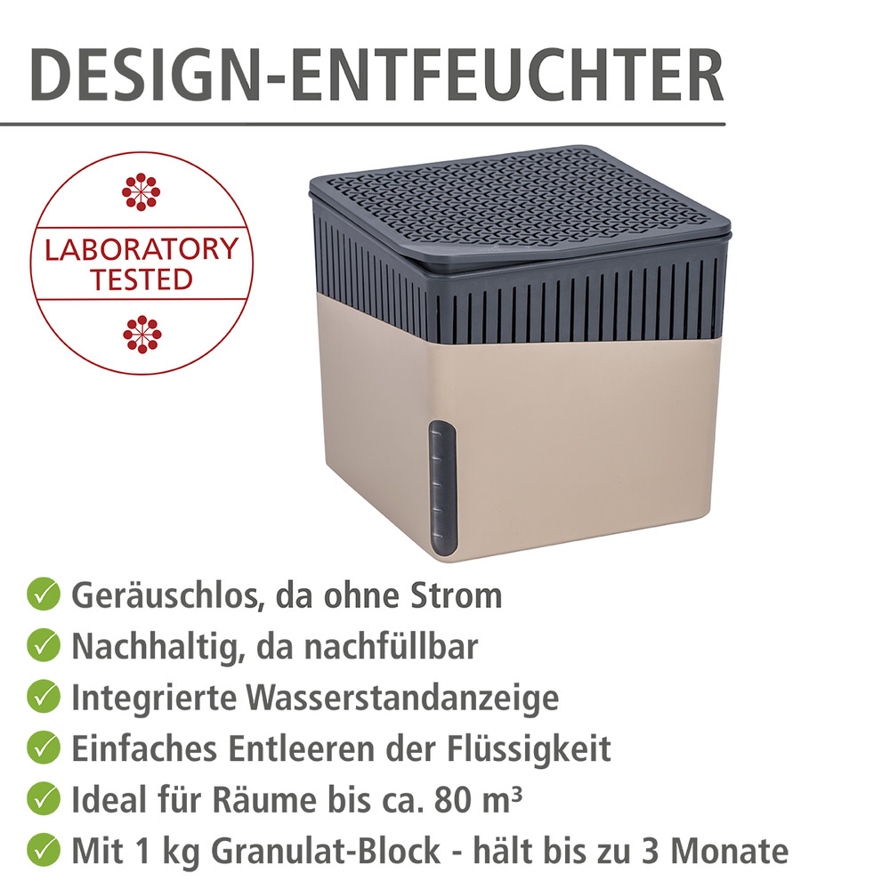 Raumentfeuchter Mod. Cube 1000 g beige  Luftentfeuchter