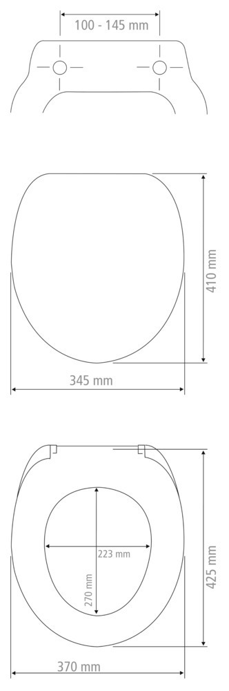 WC-Sitz Mod. Onyx  MDF