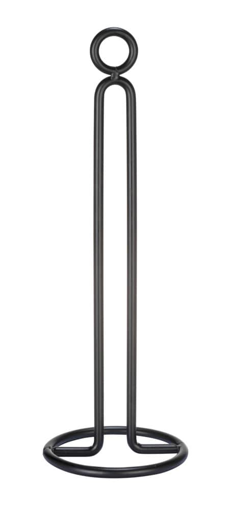Küchenrollenhalter Mod. Kylie, schwarz, Metall, Ø12,5x32,5 cm  schlichtes design, robust und langlebig