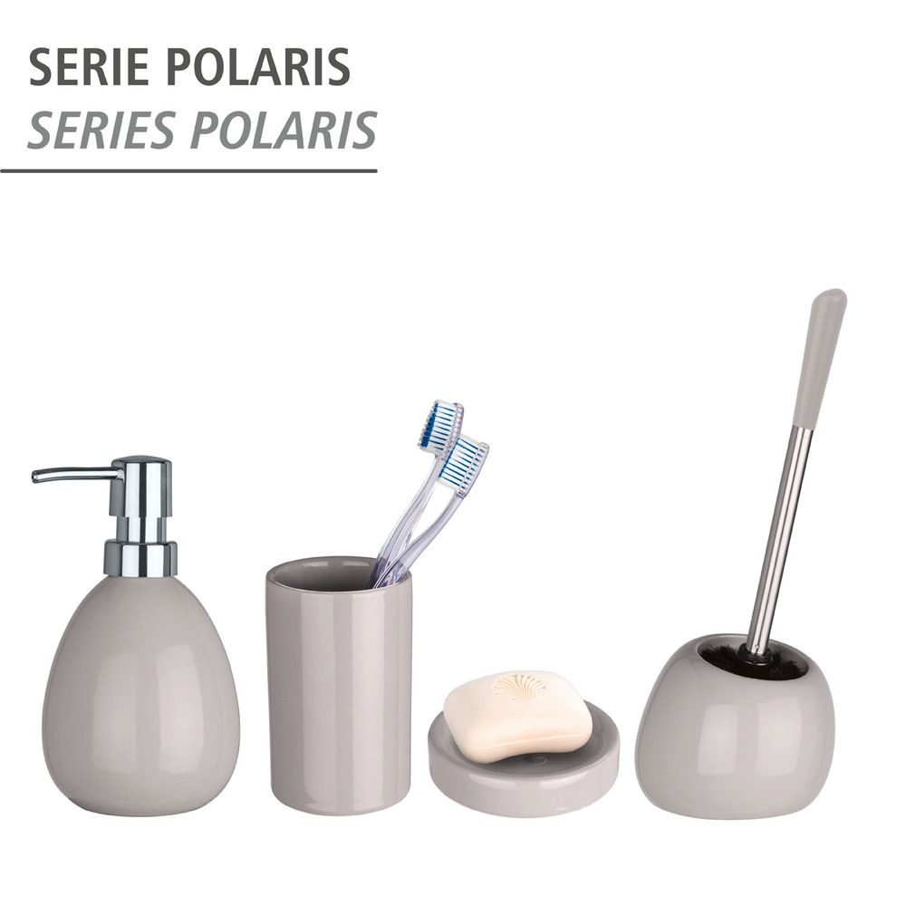 Zahnputzbecher Polaris Pastel Grey  Keramik