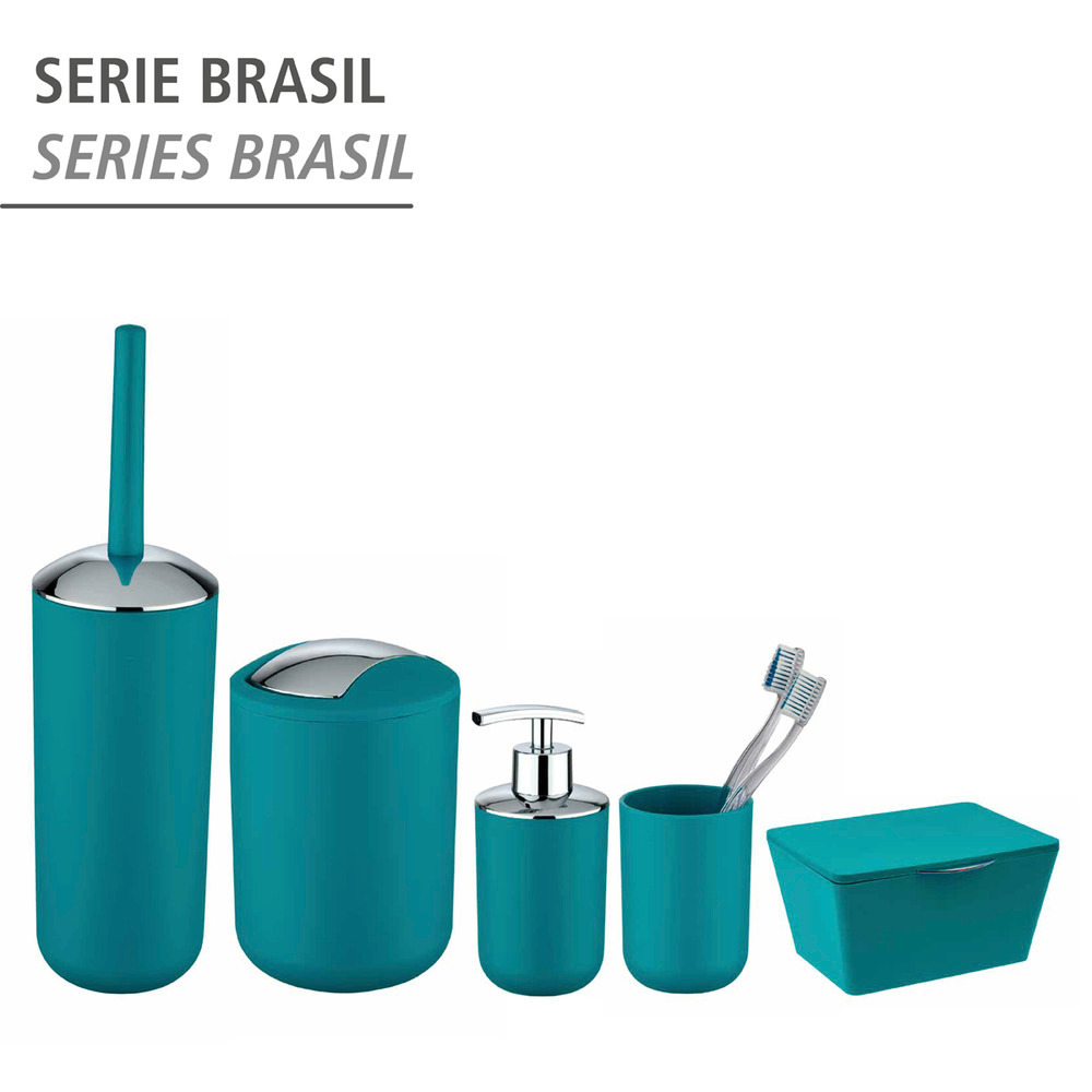 Schwingdeckeleimer Mod. Brasil L Petrol, 6,5 Liter  6,5 Liter