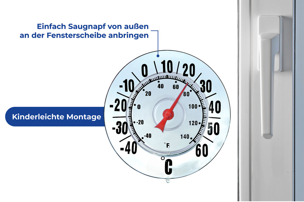 Außen-Thermometer  Ø 18 cm