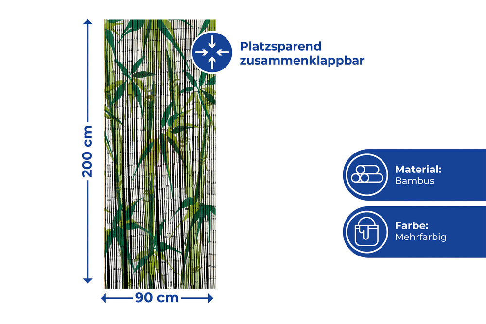 Bambusvorhang Mod. Bamboo  90 x 200 cm