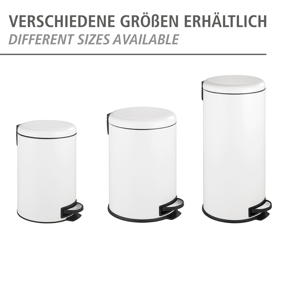 Treteimer Mod. Leman Easy Close Weiß  20 Liter