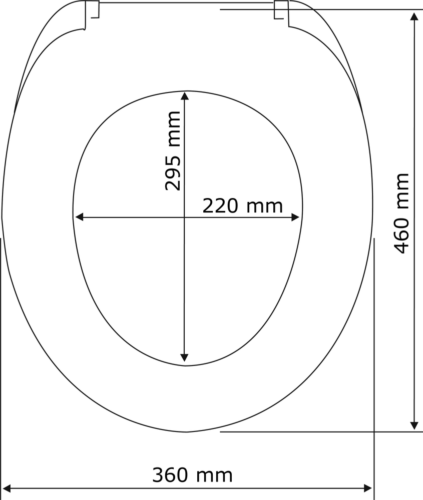 Premium WC-Sitz Mod. Habos  Thermoplast weiß, mit Absenkautomatik