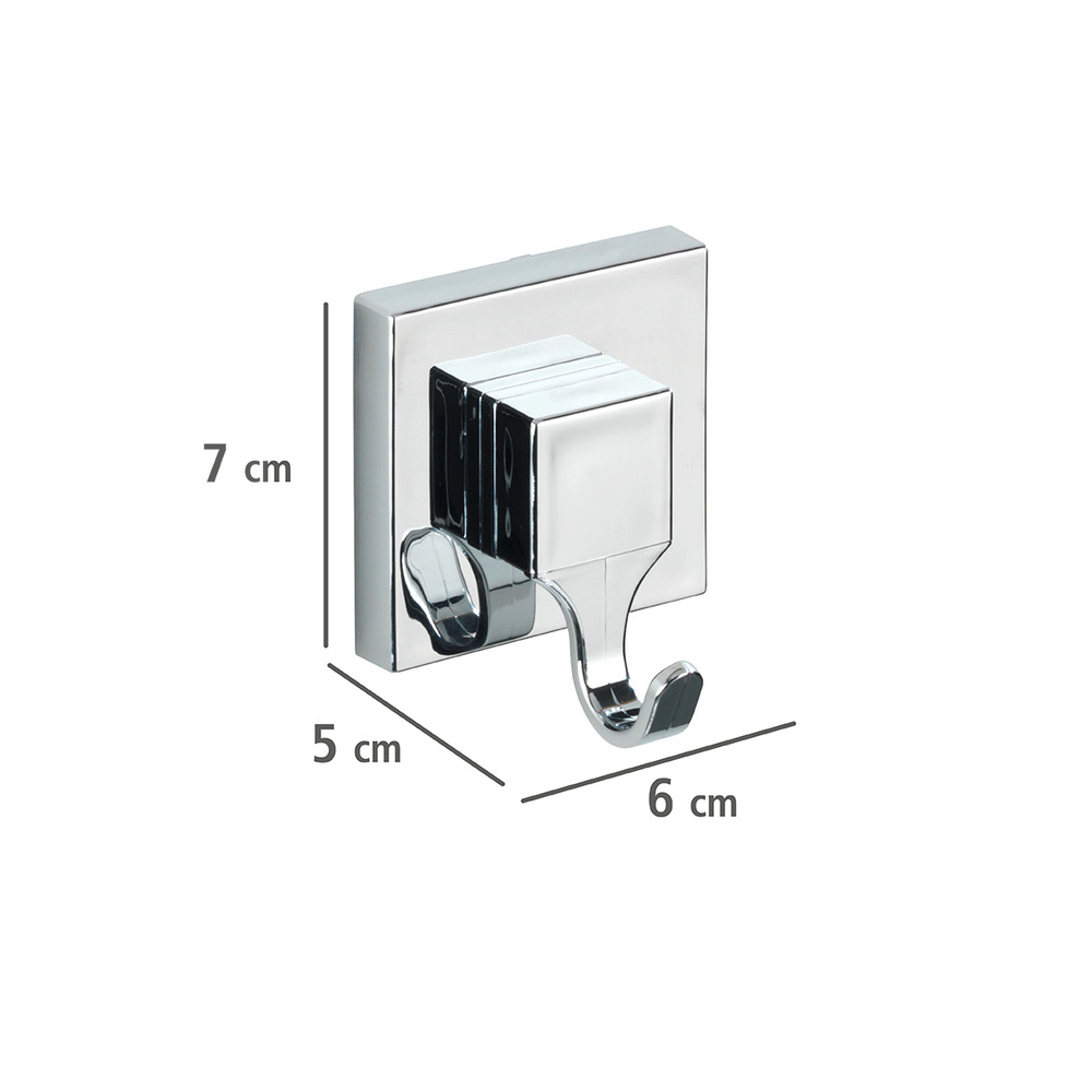 Vacuum-Loc® Wandhaken Mod. Quadro  2er Set, Befestigen ohne bohren