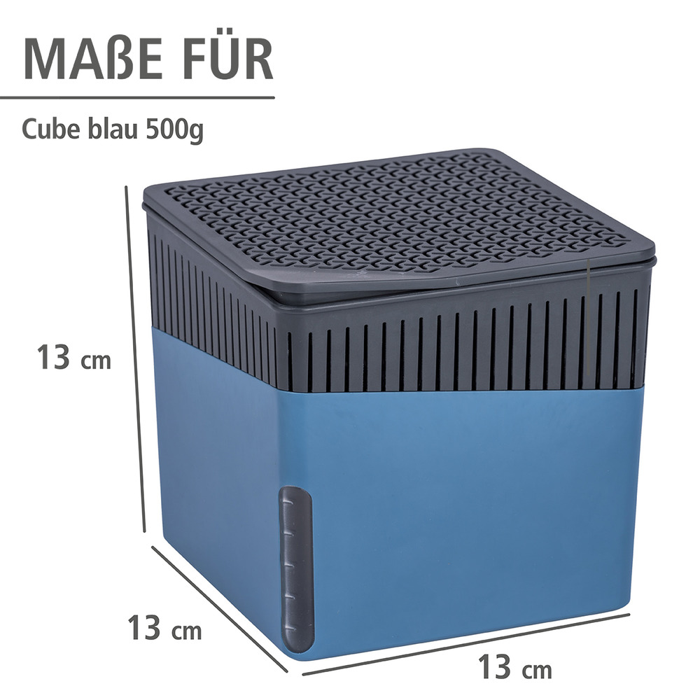 Raumentfeuchter Mod. Cube 500 g blau  Luftentfeuchter