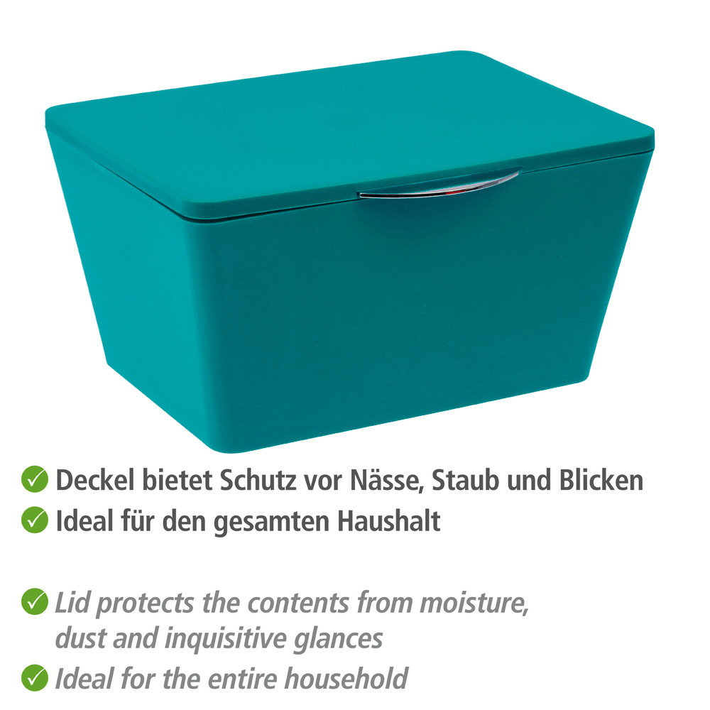 Aufbewahrungsbox mit Deckel Brasil Petrol  Aufbewahrung & Organisation