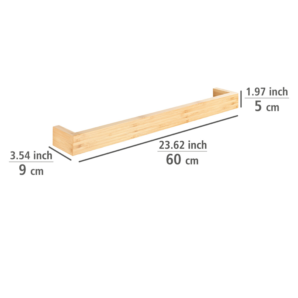 Handtuchstange Mod. Bambusa aus Bambus, 60 cm  Handtuchhalter