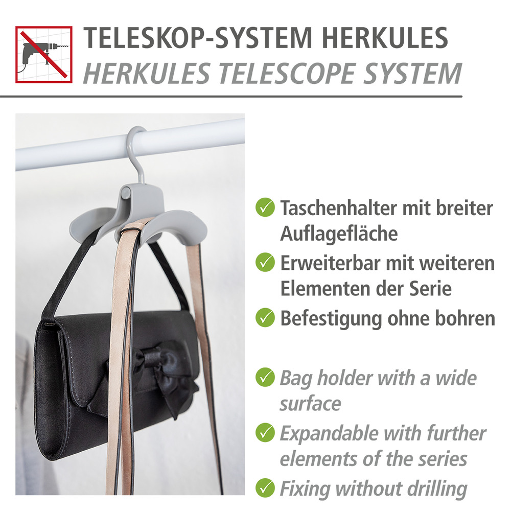 Handtaschenhalter Mod. Herkules  3er Set