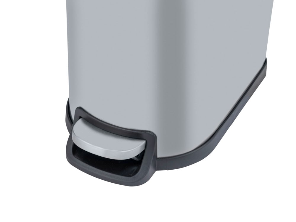 Treteimer Mod. LARA, 10L, edelstahl, satiniert, 31x39x18 cm easy-close Absenkautomatik integriert Treteimer Mod. LARA, 10L, edelstahl, satiniert, 31x39x18 cm easy-close Absenkautomatik integriert