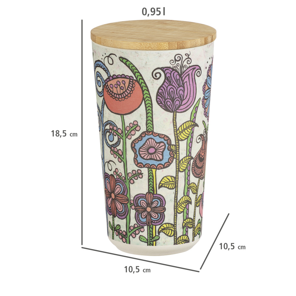 Nachhaltige Aufbewahrungsdosen Mod. Garden für die Küche 3-er Set  by Rollin'Art