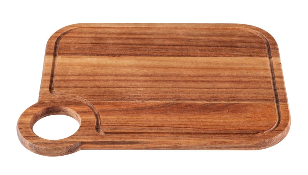 Schneidebrett Mod. ACUN L, akazie, FSC, 35x1,5x27 cm mit praktischem Griffloch Schneidebrett Mod. ACUN L, akazie, FSC, 35x1,5x27 cm mit praktischem Griffloch