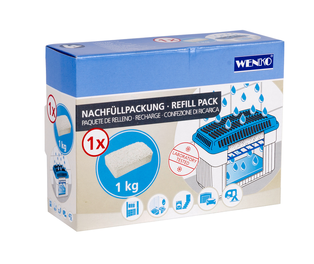 Feuchtigkeitskiller Nachfüllpack 3 x 1 kg  Raumentfeuchter