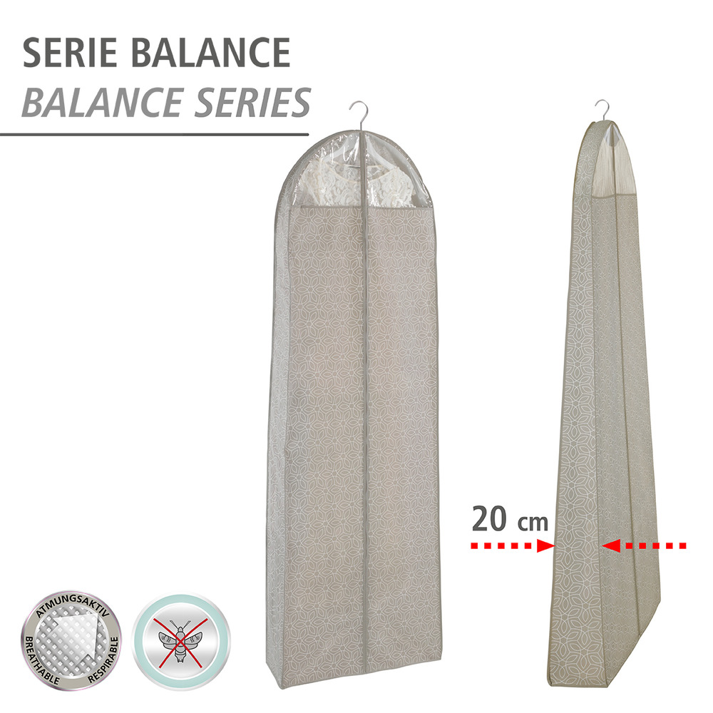 Kleidersack Mod. Balance 180 x 60 cm, 4er Set  atmungsaktiv