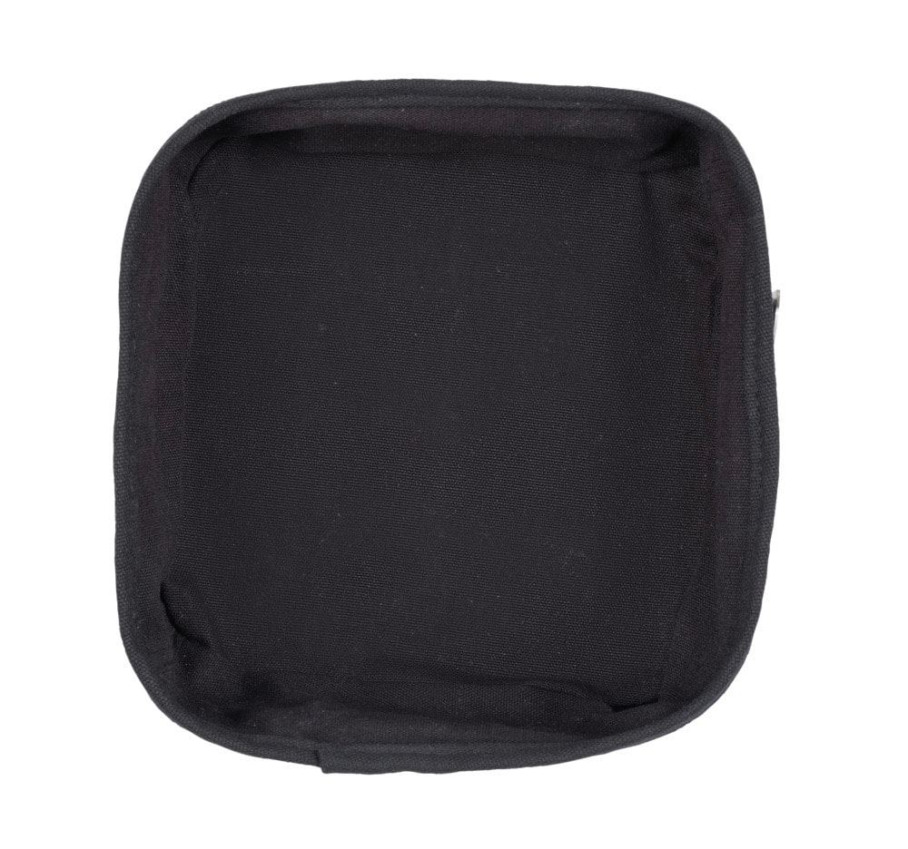 Brotkorb Mod. FLAVIO, schwarz, Edelstahl, Polyester, Baumwolle, 20x9x20 cm abnehmbarer Stoffeinsatz Brotkorb Mod. FLAVIO, schwarz, Edelstahl, Polyester, Baumwolle, 20x9x20 cm abnehmbarer Stoffeinsatz