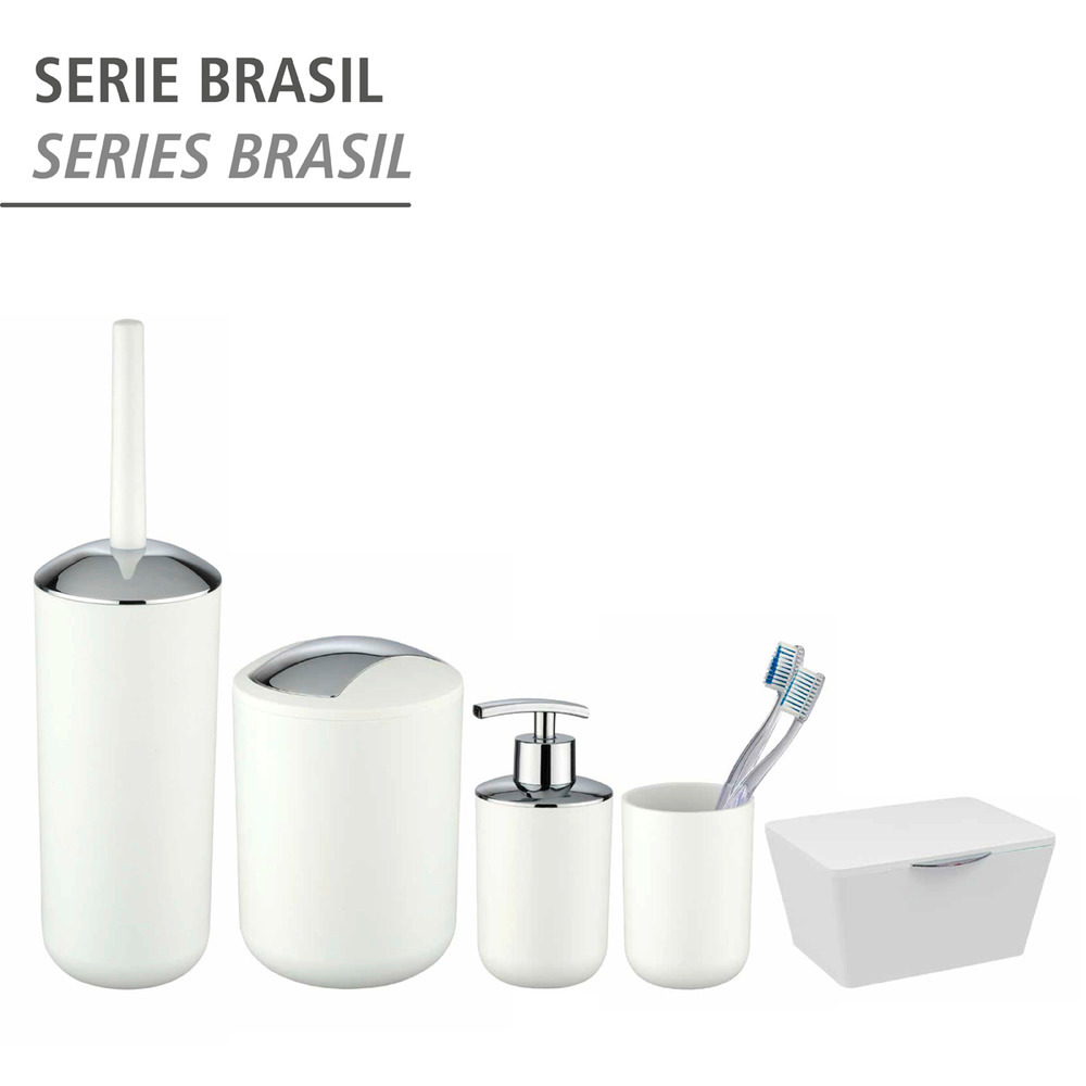 Seifenspender Mod. Brasil Weiß  nachfüllbar bis 320 ml