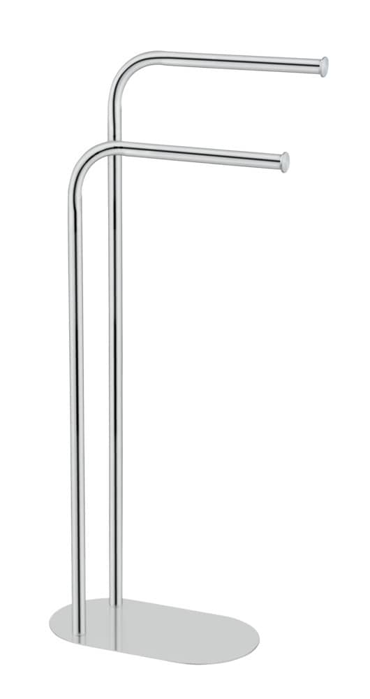 Handtuchständer Mod. Levante, glänzend, Edelstahl, 30x79x17 cm  platzsparend und freistehend
