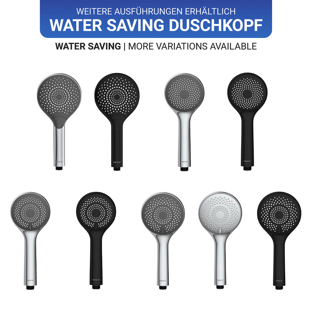 Duschkopf Watersaving Chrom Ø 11 cm  Ø 11 cm