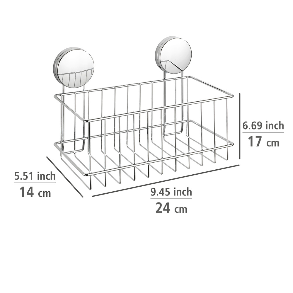 Static-Loc® Plus Wandablage Groß Osimo  Badezimmer-Ablage, Befestigen ohne bohren