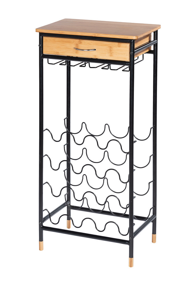 Weinregal Mod. Loft für 12 Flaschen  Bambus