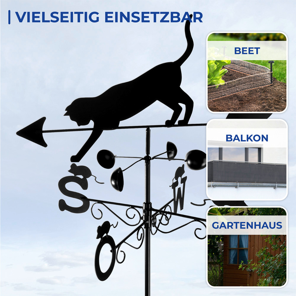 Wetterfahne Mod. Katze  Wetterhahn