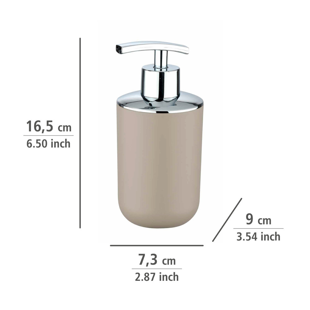 Seifenspender Mod. Brasil Taupe  320 ml