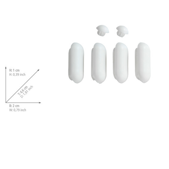 WC-Sitz Auflagestopfen für Duroplast Acryl WC-Sitze  