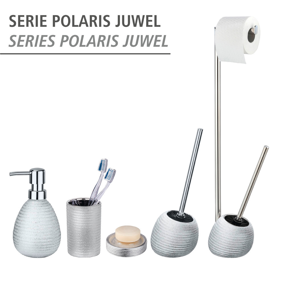 WC-Garnitur Mod. Polaris Juwel Silber  Keramik