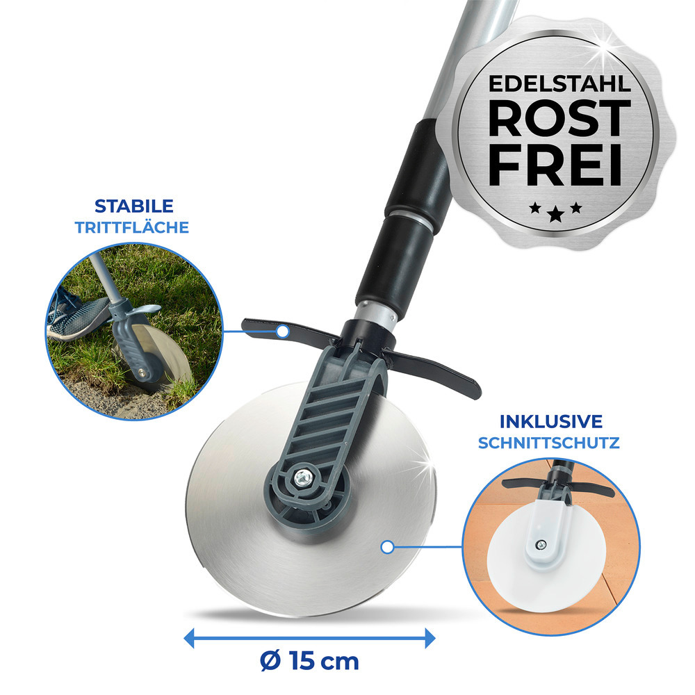 Rasenkanten-Roller Cut  mit Schnittschutz