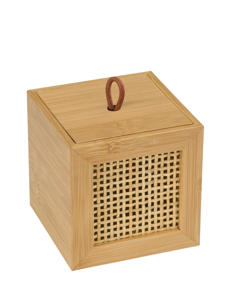 Badbox Allegre S mit Deckel  aus Bambus und Rattan