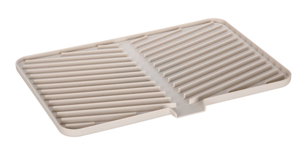 Geschirrabtropfer Mod. ARIANA, beige, Kunststoff, 43x8x31 cm herausnehmbares Gitter für einfaches Reinigen Geschirrabtropfer Mod. ARIANA, beige, Kunststoff, 43x8x31 cm herausnehmbares Gitter für einfaches Reinigen