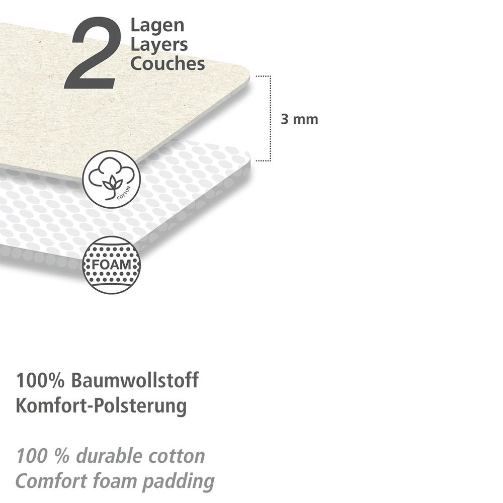 Bügeltischbezug Mod. Basic Pro S  Bügelbrettbezug, 112 x 33 cm