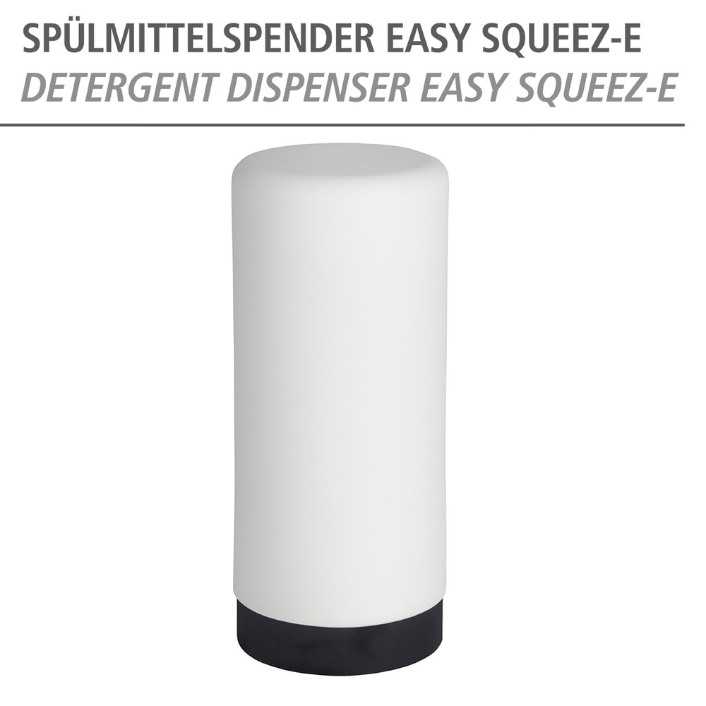 Spülmittelspender Easy Squeez-e Weiß  aus auslaufsicherem Silikon