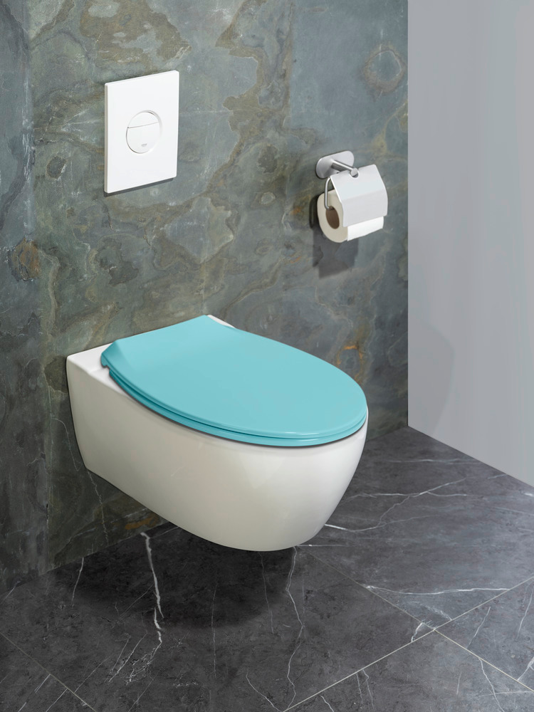 Premium WC-Sitz Kos Blau  mit Absenkautomatik