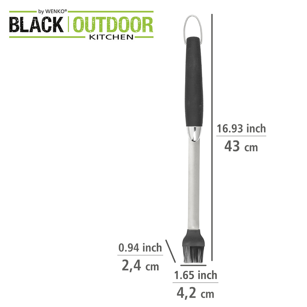 Silikon Pinsel BBQ  temperaturbeständig bis 240°C