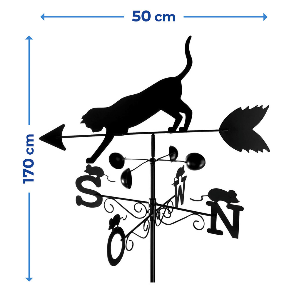 Wetterfahne Mod. Katze  Wetterhahn