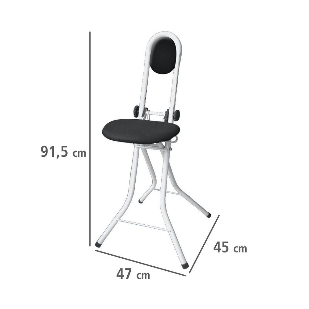 Stehhilfe Secura Weiß  Bügelhilfe, mit Rückenkissen