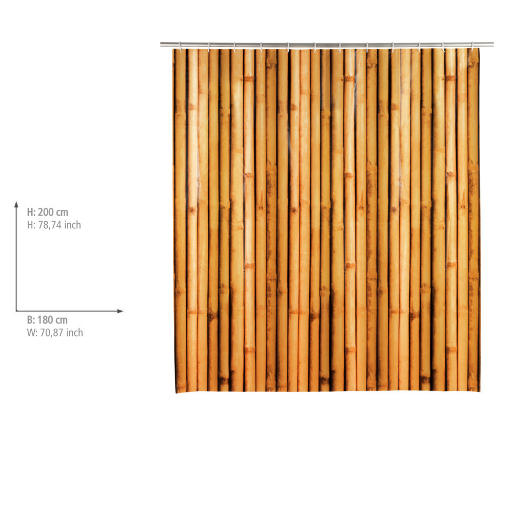 Duschvorhang Mod. Bambusa  180 x 200 cm