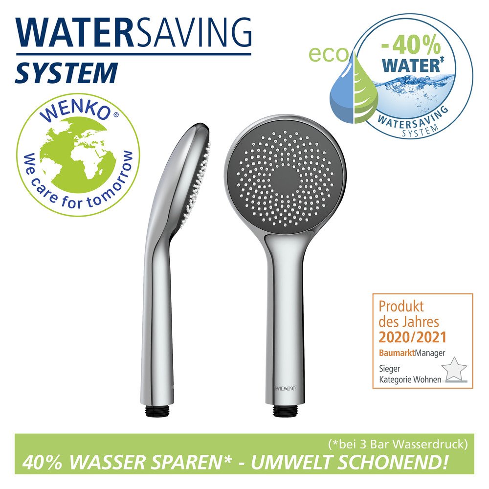 Duschkopf Watersaving  mit Wasserspar-System